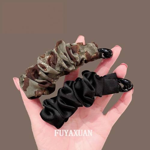 发量少百搭马尾发夹子后脑勺竖夹香蕉夹气质竖式发卡子头饰女小号