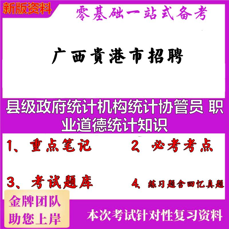 2025年广西贵港市招聘县级政府统计机构统计协管员 职业道德统计知识笔试真题面试复习资料大石头题库