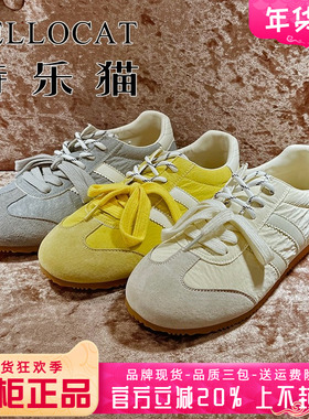 正品TELLOCAT特乐猫女鞋2025春季透气舒适系带运动鞋TXK51S06012