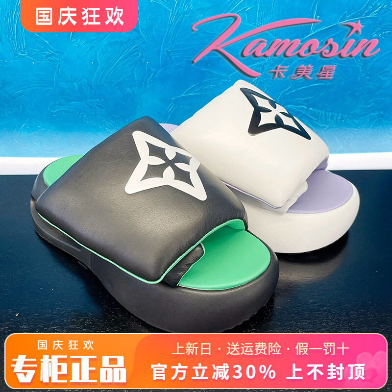 凉拖鞋松糕底厚底女鞋卡美星