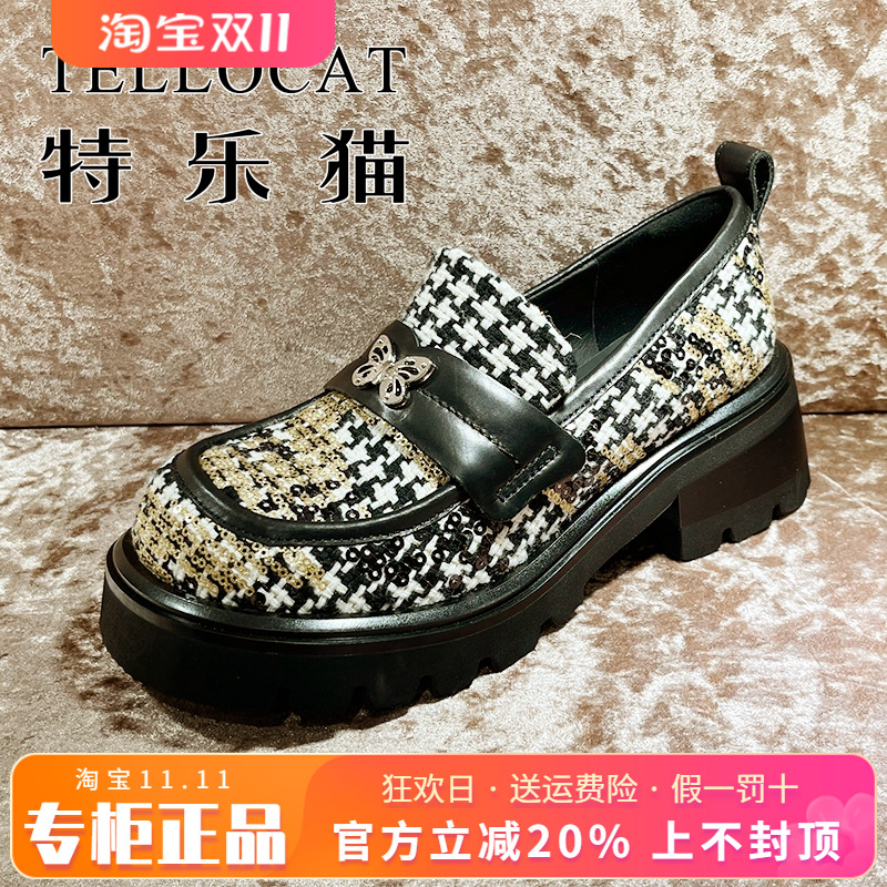 方头TELLOCAT/特乐猫单鞋粗跟