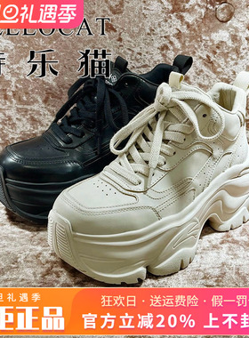 正品TELLOCAT特乐猫女靴2025冬新款厚底系带圆头短靴THX53D52102