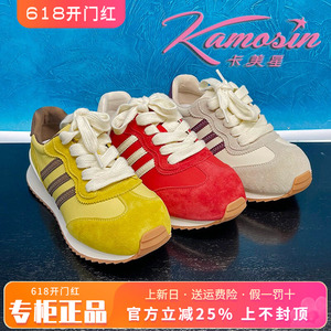 正品卡美星Ah女鞋2025春季新款系带平底休闲运动鞋KN851S60302