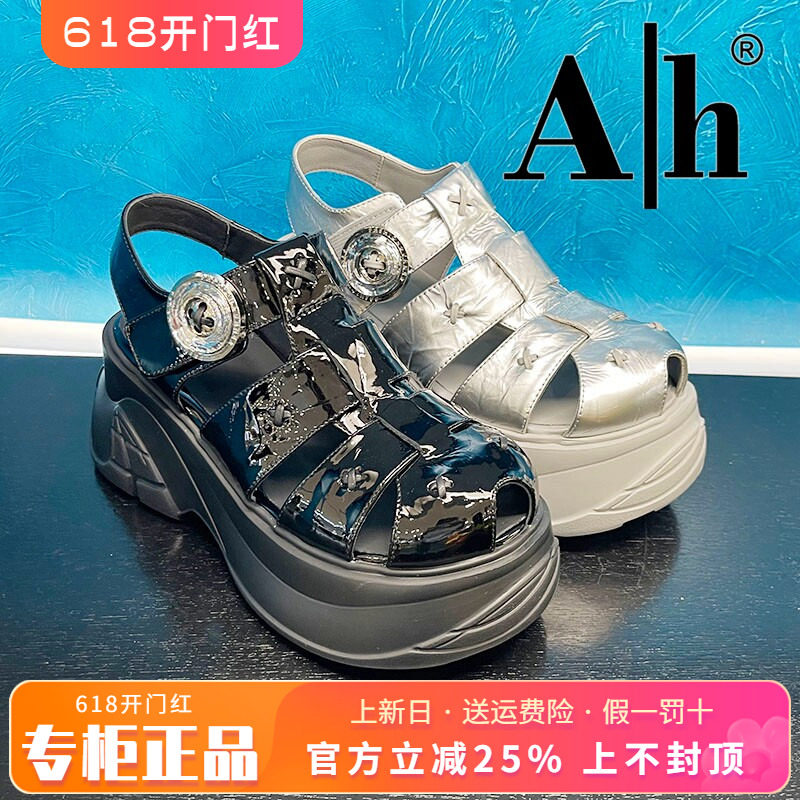 正品AH女鞋2026夏季新款休闲厚底时尚个性凉鞋舒适ALS62L73035