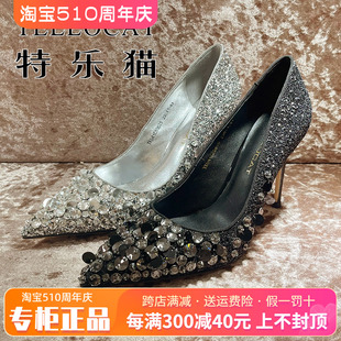 特乐猫女鞋 专柜正品 单鞋 套脚尖头高跟时尚 TKD41C50626 2024春新款