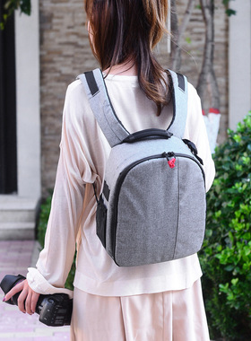 佳能750D 80D 60D 5D3 5D4双肩单反相机包男女轻便尼康摄影背包