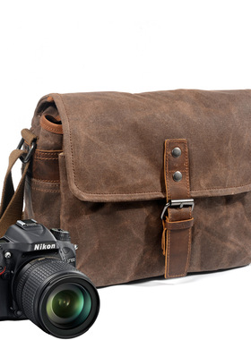 索尼单肩微单反相机包a6000a6400a7m2a7m3a7r2a9佳能摄影包M6M50