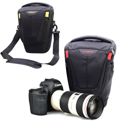 佳能相机包加大号尼康三角摄影包70-200 100-400小白D850D610D750