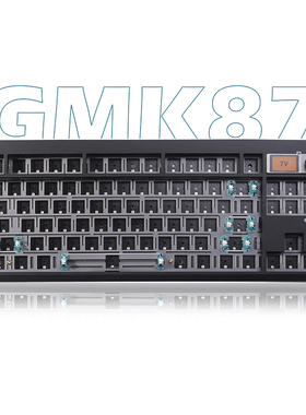 佐亚GMK87三模热插拔机械键盘套件gasket结构麻将音煮粥客制化RGB