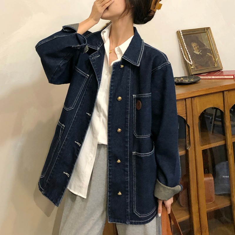 牛仔女春秋宽松百搭潮薄款外套