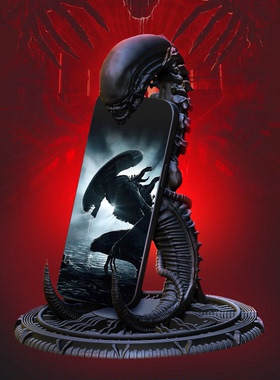 3D打印毒液异形手机架艺术手办礼物摆件Venom异形独家设计收藏级