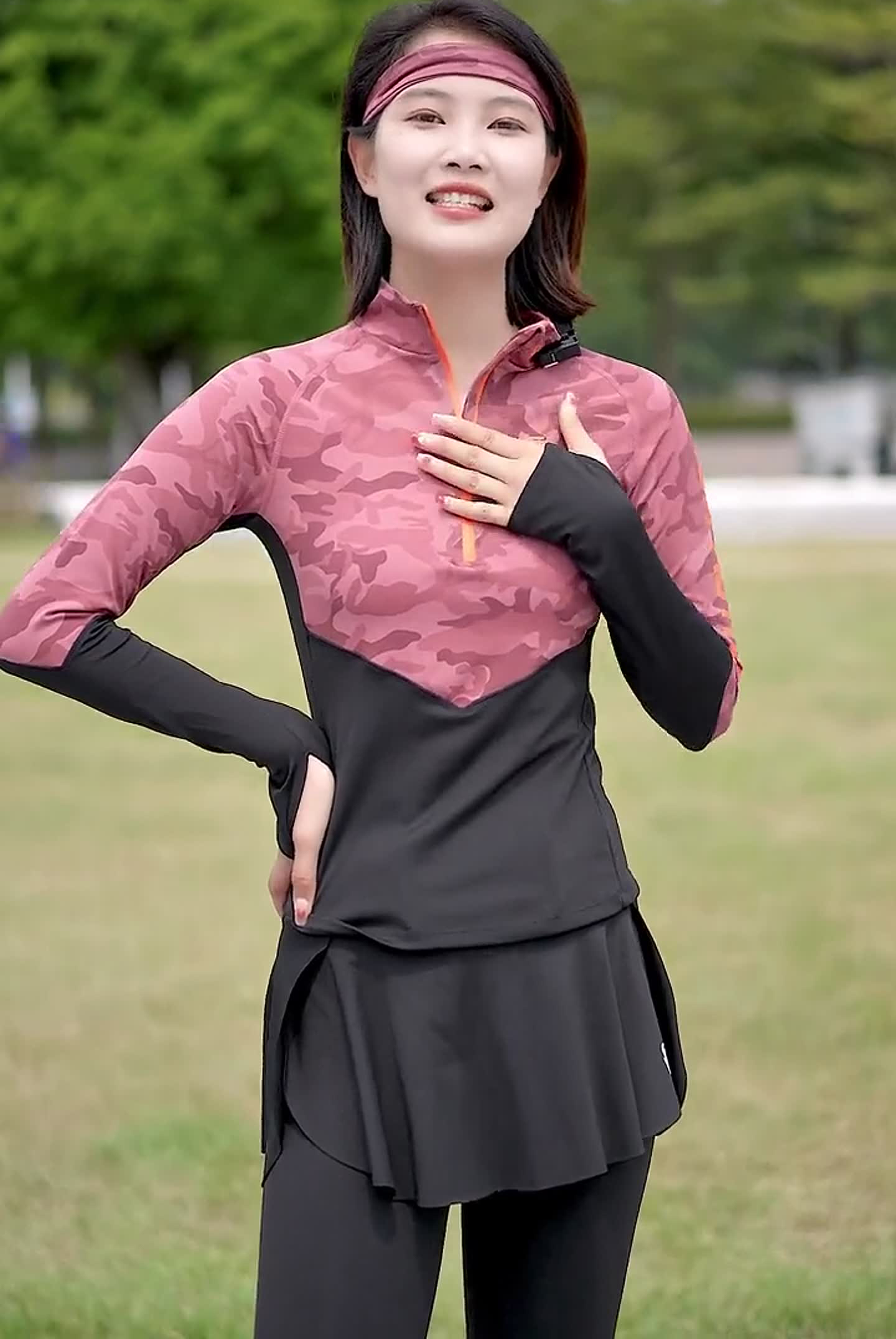 春秋长袖运动t恤跑步长袖女