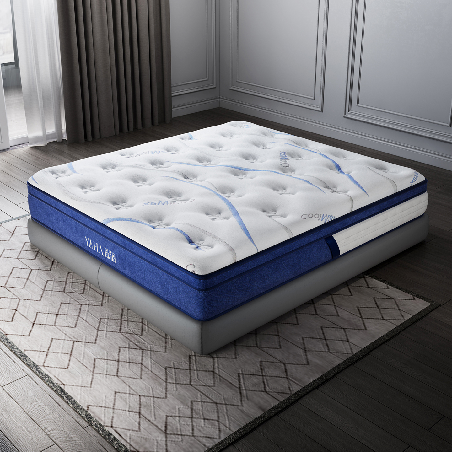 瑶海乳胶独立袋装弹簧床垫