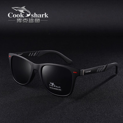 cookshark库克鲨鱼偏光太阳镜男司机镜潮男墨镜新款日夜开车眼镜