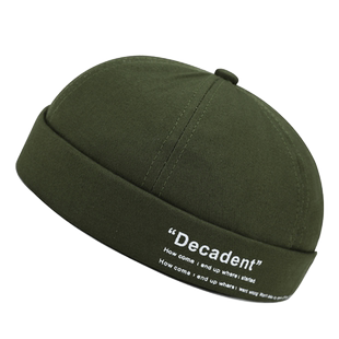 瓜皮帽男秋天地主帽男太阳帽寸头帽女嘻哈潮西瓜帽日系秋季女帽子