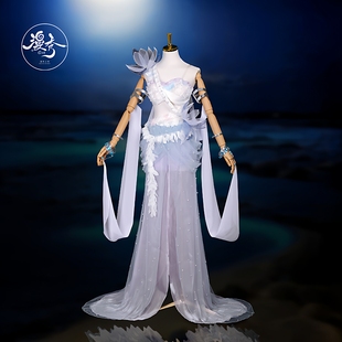 漫秀征集王者荣耀海月原皮cos服全套cosplay游戏道具御姐二次元