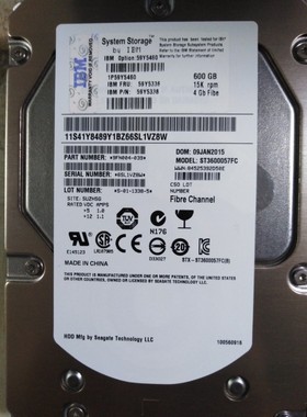 IBM 98新 59Y5336 59Y5460 DS4700 DS5020 600G15K FC 服务器盘