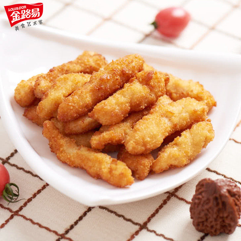 金路易鸡柳原味鸡柳 500g 无骨鸡柳 油炸小吃