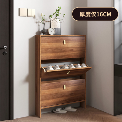 超薄仅16CM翻斗设计鞋柜
