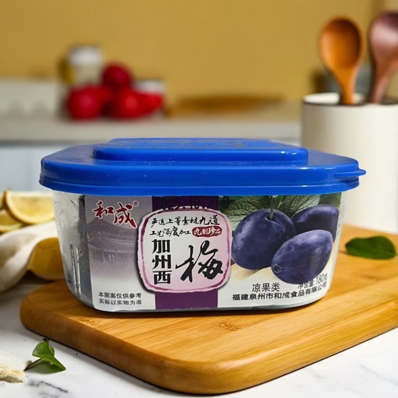 顺丰包邮和成加州西梅180g盒装凉果类西梅干休闲零食蜜饯追剧开胃