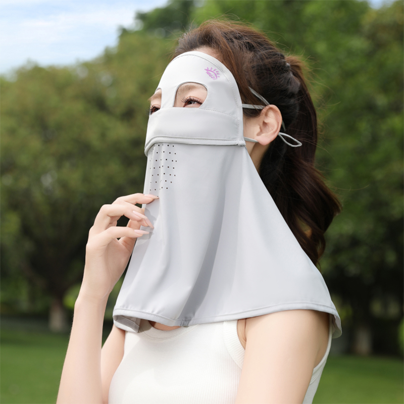 防晒面罩女夏防紫外线凉感冰透气