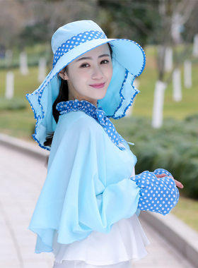 夏款女生出游百搭户外遮阳帽防晒