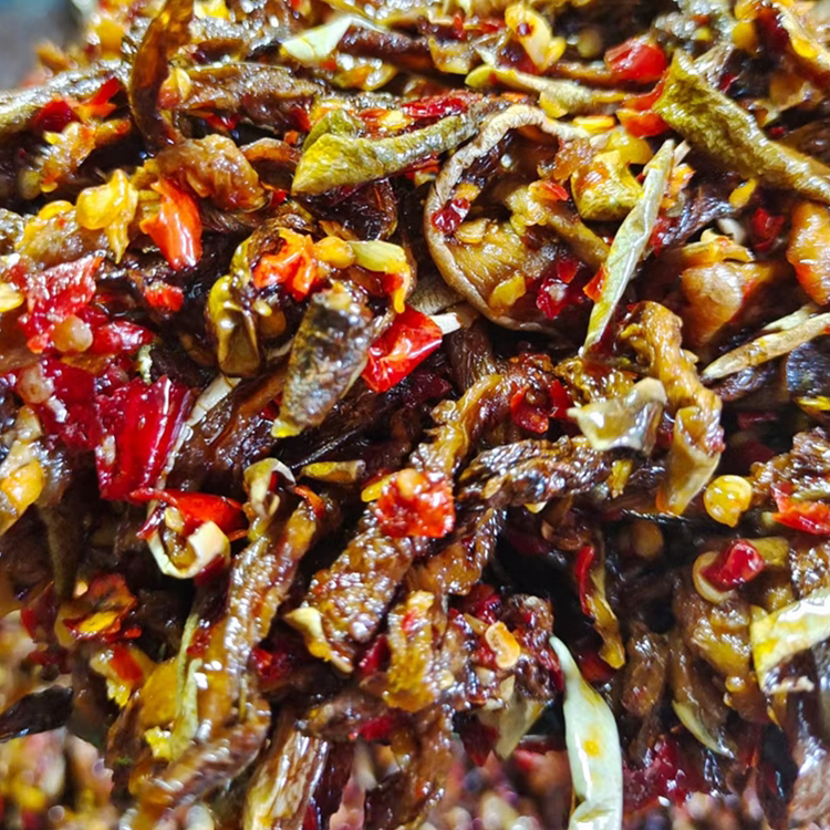 桂东干菜 茄子干 湖南特产干货郴州茄子干500克下饭菜一斤 炒好