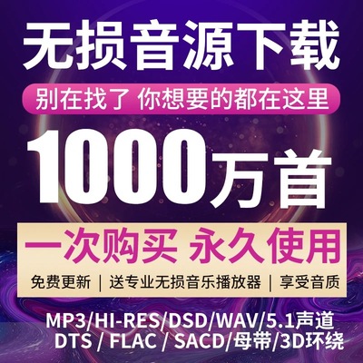 歌曲下载mp3高品质U盘车载伴奏歌曲flac无损音乐格式转mp3歌单