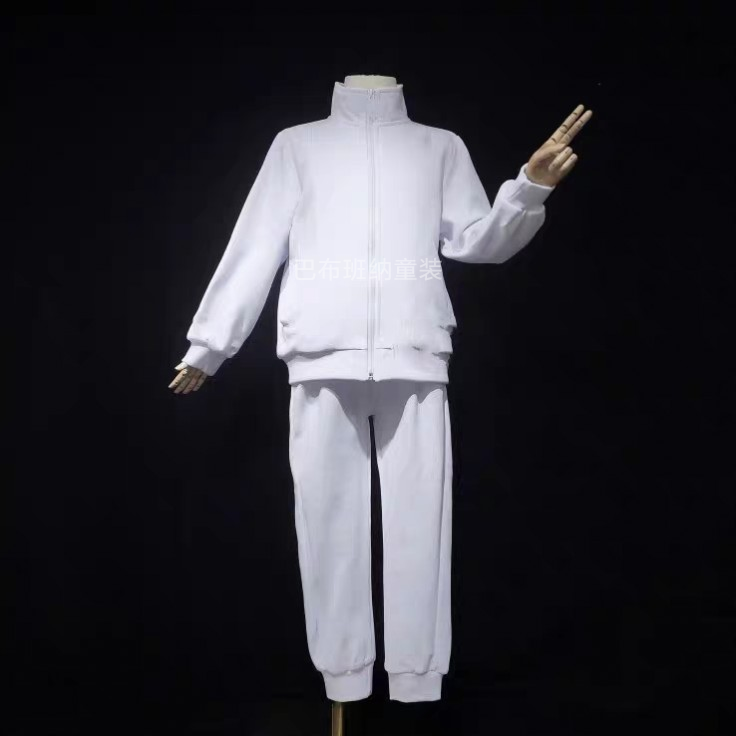 儿童全白色运动套装春秋季