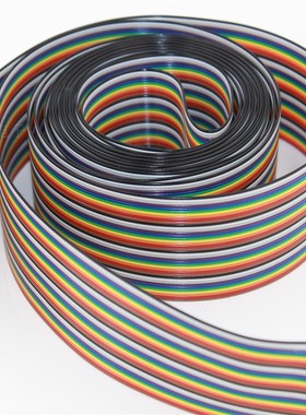 彩排线杜邦线排线1.27mm间距 2.54mmFC/IDC连接线头 40Pin 测试架