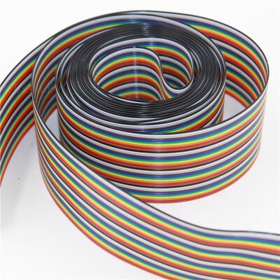 彩排线杜邦线排线1.27mm间距 2.54mmFC/IDC连接线头 40Pin 测试架