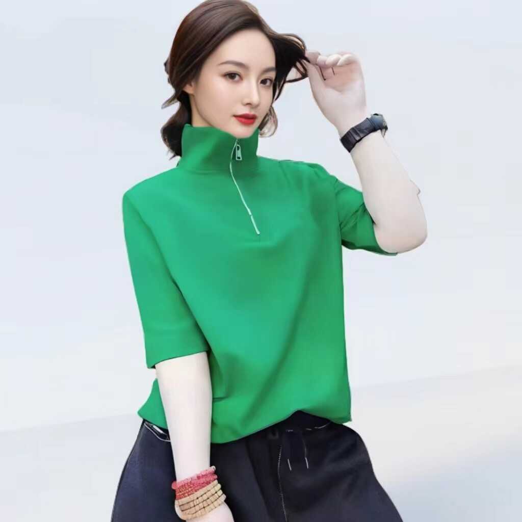 夏季薄款纯棉女宽松半袖t恤