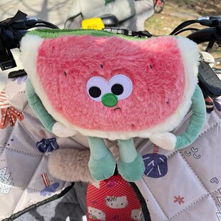 可爱西瓜防撞垫电动车防磕碰保护垫子儿童防撞包婴儿宝宝防磕头枕