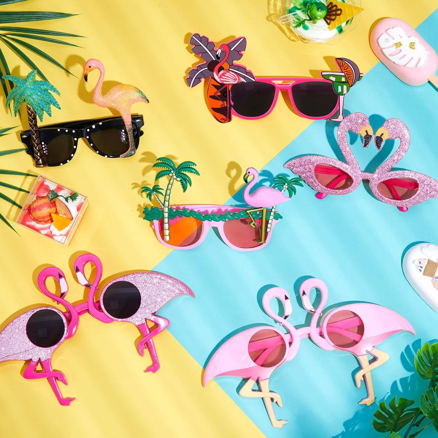 夏威夷沙滩泳池舞会派对用品海边度假拍照道具椰树火烈鸟眼镜墨镜,节庆用品/礼品,节日装扮用品,淘宝优惠券,粉丝福利购,淘宝优惠卷