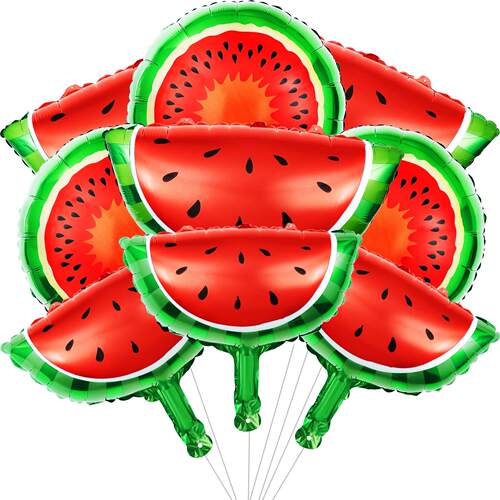儿童生日派对装饰橙子西瓜气球