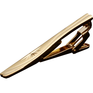 领带夹子男士衬衫正装简约领带扣夹子男女别针金色银色韩版领夹潮