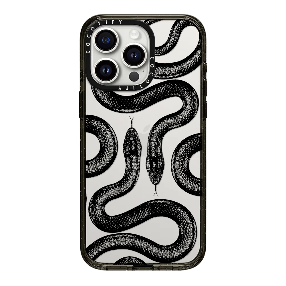 C家联名朱正廷同款黑蛇王适用苹果15promax手机壳iphone14pro保护套13/12网红个性11防摔16plus