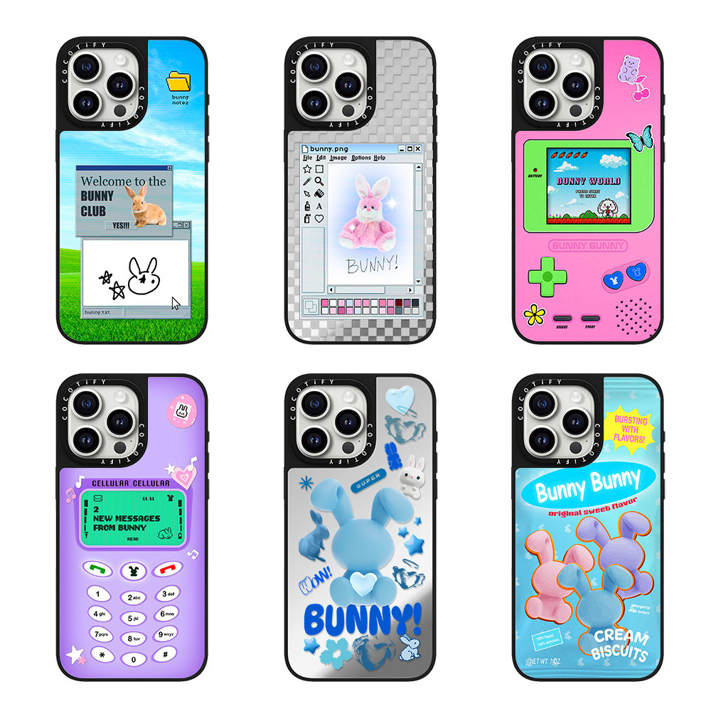 C家磁吸MagSafe像素乐园bunny兔邦尼兔子适用苹果16pro手机壳iphone15卡通14promax17PROMAX日韩16小众镜面17