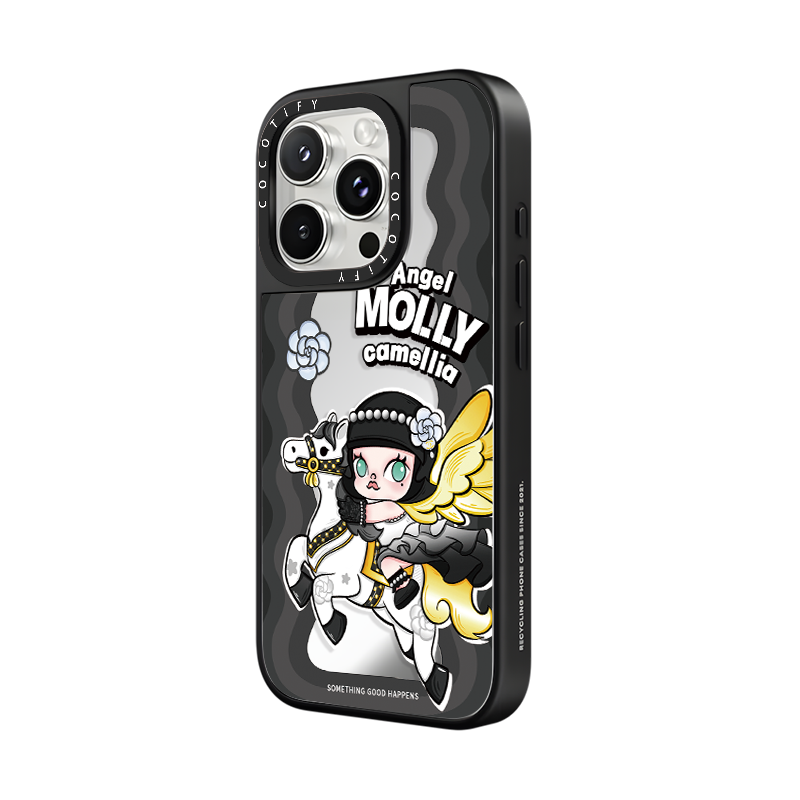 C家适用iPhone苹果16promax壳15pro/1512软胶14潮牌13创意1617时尚潮流卡通16pro网红轻奢风天使莫莉波浪