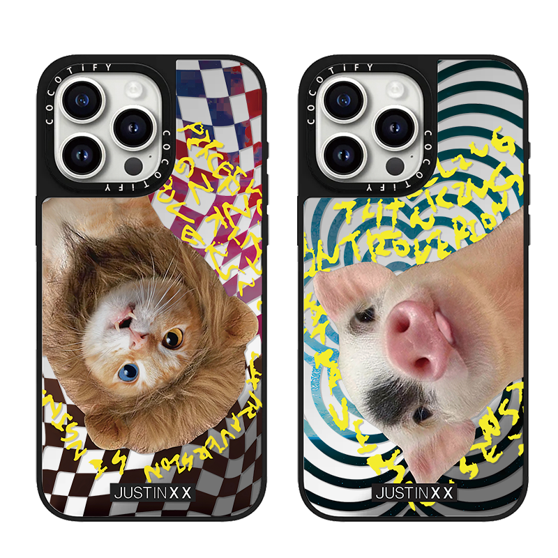 C家动物MBTI萌宠JUST IN XX我是e人适用iphone16/17PRO壳15promax苹果14pro可爱狗狗13猫咪人12卡通17PRO