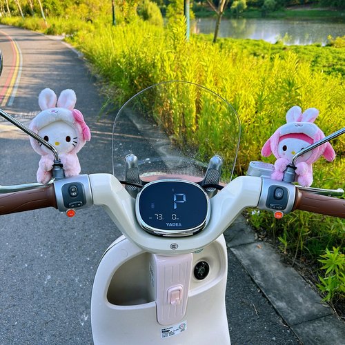 防丢款电动车装饰卡通KT猫公仔