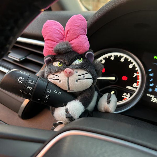 路西法毛绒公仔车载装饰