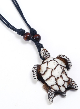 手工编织男士复古项链