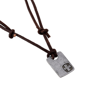 欧美跨境真皮项链 欧美士沙滩牛皮项链 合金复古外贸出口饰品