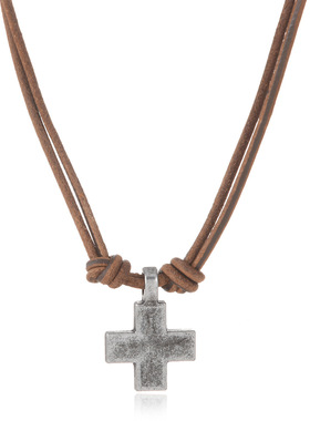 跨境新款配饰简约复古编织牛皮