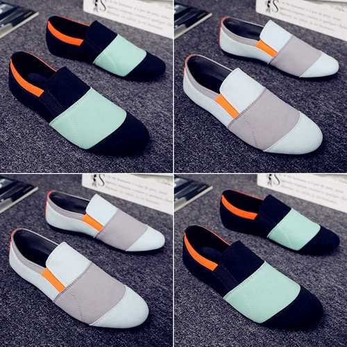 Дышащие трендовые универсальные летние тканевые туфли, повседневная обувь, в корейском стиле