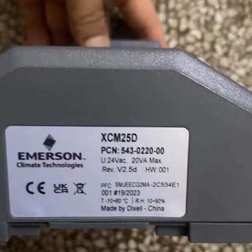 议价-艾默生XCM25D冷库控制器，型号PCN:543-0220-