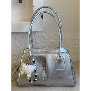 官方正品洋气时尚大容量单肩包女2026春季新款高颜值个性手提包复