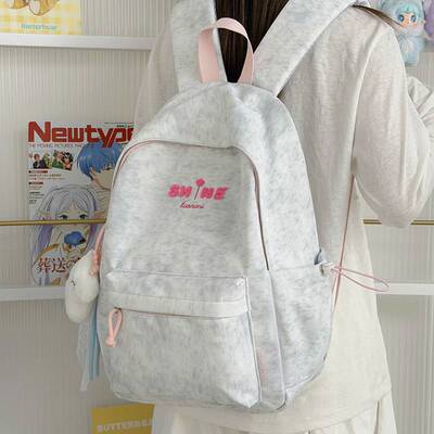 官方正品可爱少女双肩包大容量初高中学生书包女轻便休闲旅行时尚