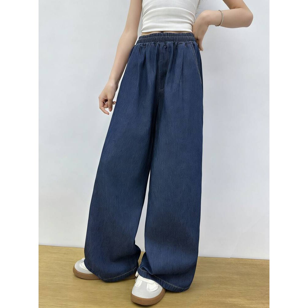 官方正品女大童牛仔裤夏薄款2026新款初中生裤子女孩中大童夏装直